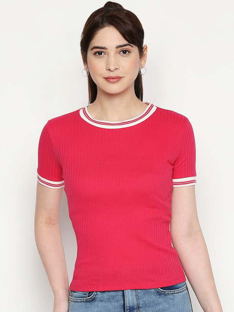 

People Red Pure Cotton Top