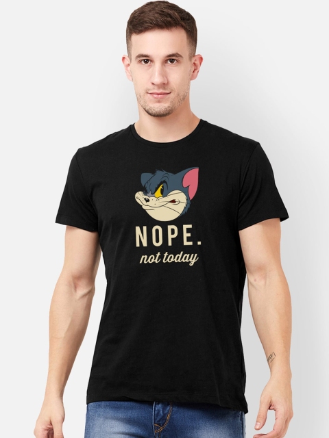 

Free Authority Tom & Jerry Men Black Print Round Neck T-shirt