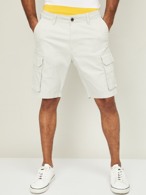

Fame Forever by Lifestyle Men Grey Solid Regular Fit Cargo Shorts