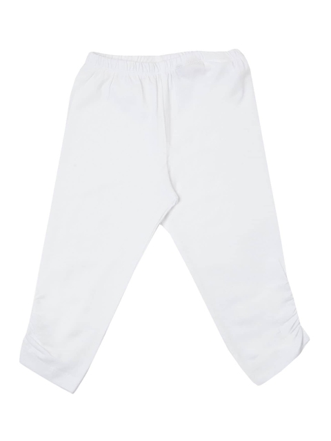 

VITAMINS Girls White Solid Ankle-Length Leggings