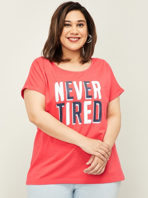 

nexus Women Fuchsia Red Printed Top