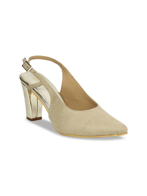 

Inc 5 Women Beige Solid Pumps