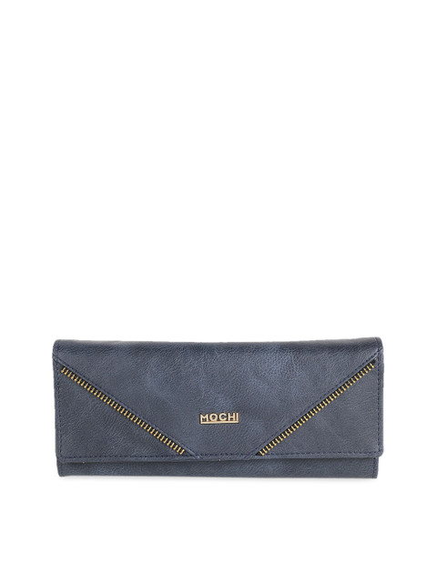 

Mochi Blue Textured Clutch