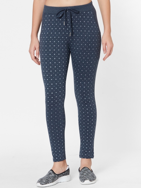 

Juliet Women Navy Blue & Off-White Printed