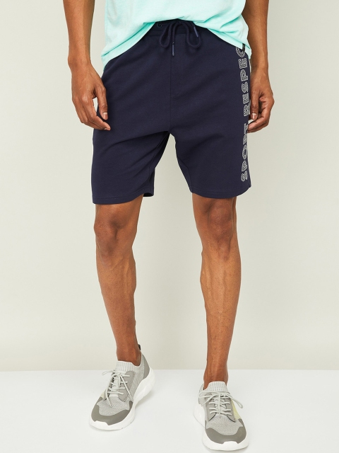 

Kappa Men Navy Blue Solid Regular Fit Sports Shorts