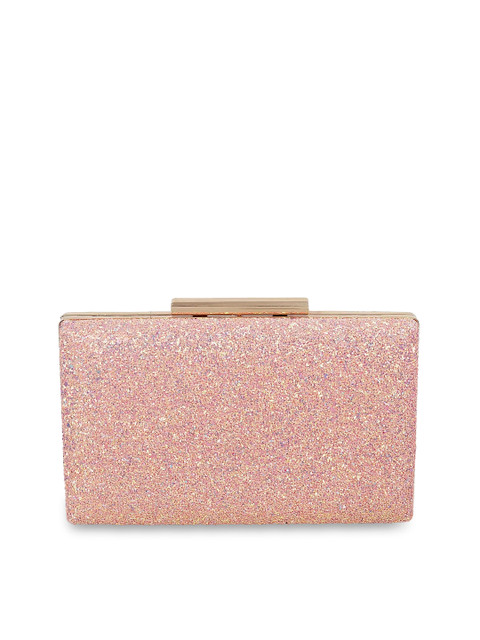 

Metro Pink Embellished Box Clutches