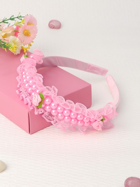 

The Magic Wand Girls Pink Embellished Hairband