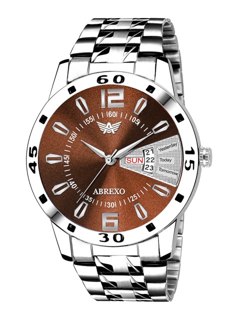 

Abrexo Men Brown Analogue Watch Abx1190