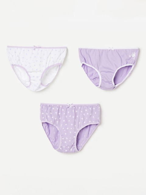 

Fame Forever by Lifestyle Girls Pack Of 3 Assorted Basic Briefs 8907362574694