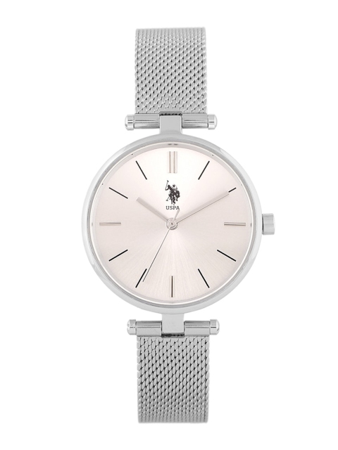 

U.S. Polo Assn. Women Silver-Toned Analogue Watch USWAT0061