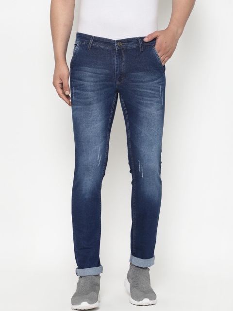 

TNG Men Blue Slim Fit Mid-Rise Clean Look Stretchable Jeans