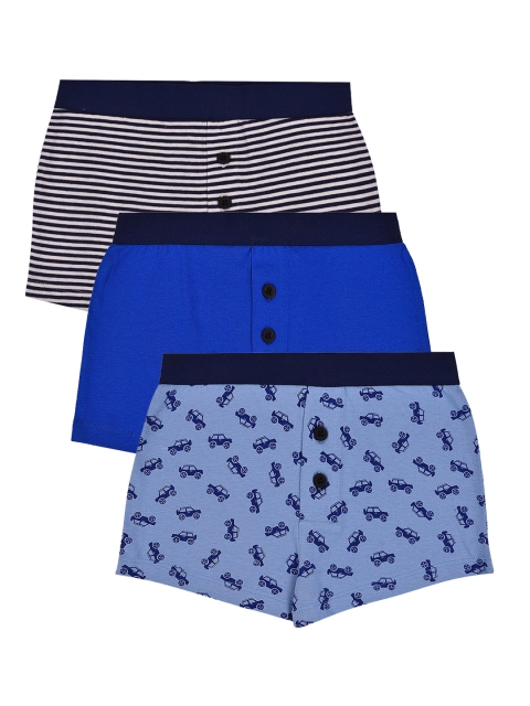 

Charm n Cherish Boys Pack Of 3 Boxers BWBXO23, Blue