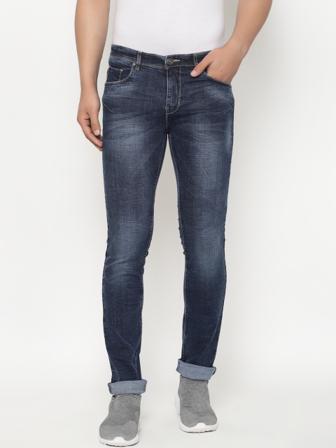 

TNG Men Blue Slim Fit Mid-Rise Clean Look Stretchable Jeans