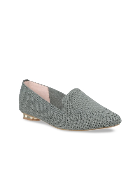 

ELLE Women Green Woven Design Ballerinas