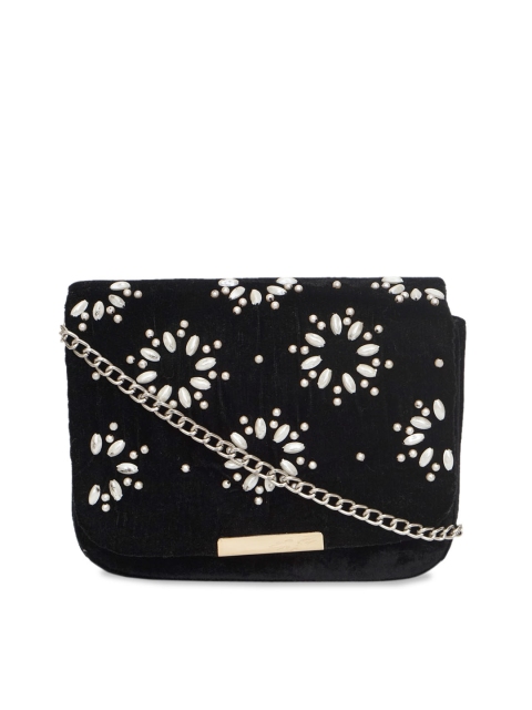

Diwaah Black Embellished Sling Bag