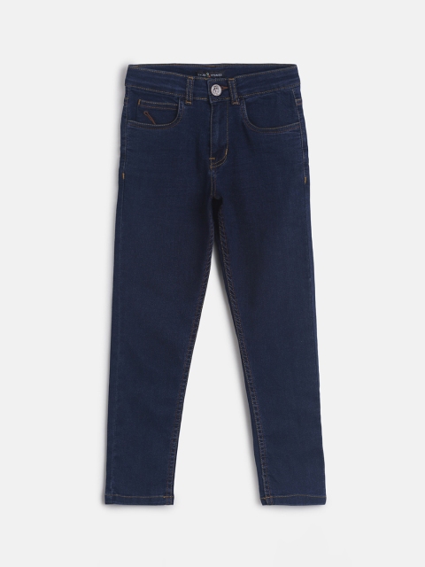 

TALES & STORIES Boys Blue Slim Fit Mid-Rise Clean Look Jeans