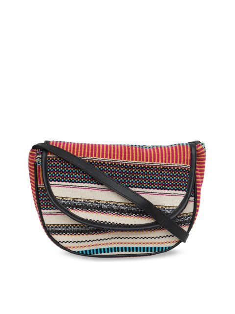 

Diwaah Multicoloured Self Design Sling Bag, Multi