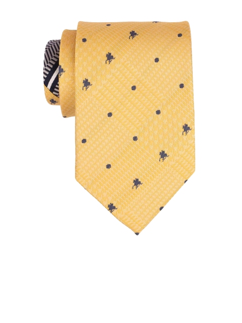 

The Tie Hub Men Yellow & Navy Blue Accessory Gift Set