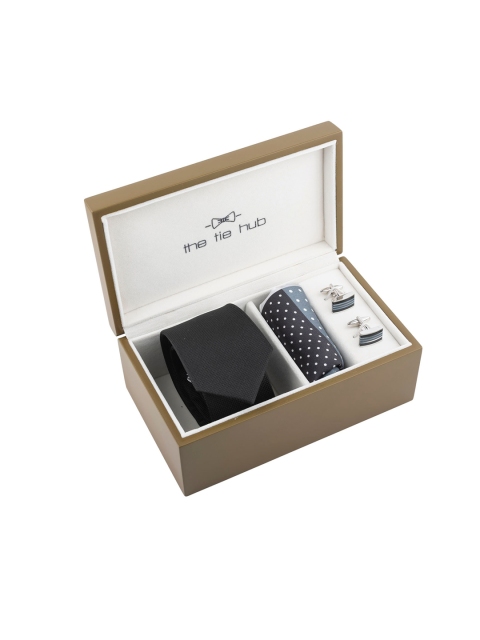 

The Tie Hub Men Accessory Gift Set, Black