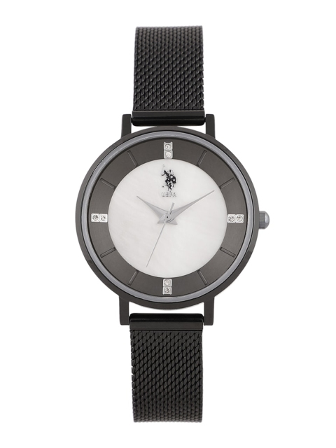 

U.S. Polo Assn. Women Black Analogue Watch USWAT0070
