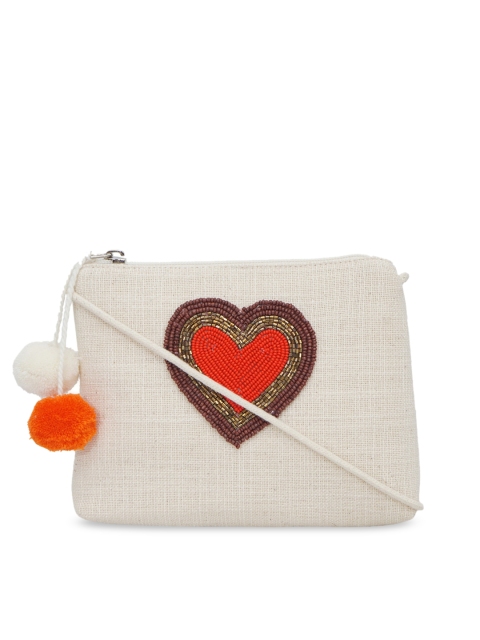 

Diwaah Multicoloured Textured Sling Bag, Multi