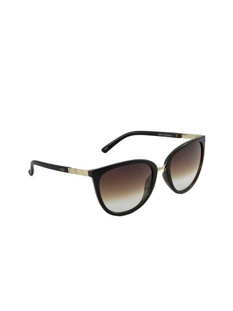 

IDEE Women UV Protected Cateye Sunglasses IDS2351-C2SG, Brown