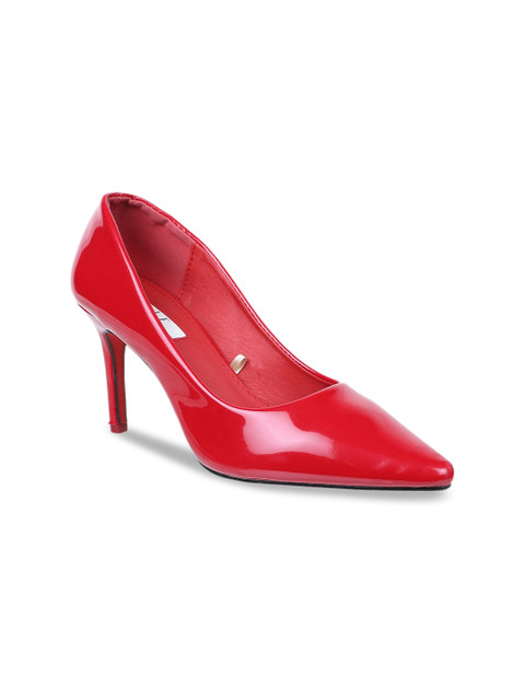 

ELLE Women Red Solid Pumps