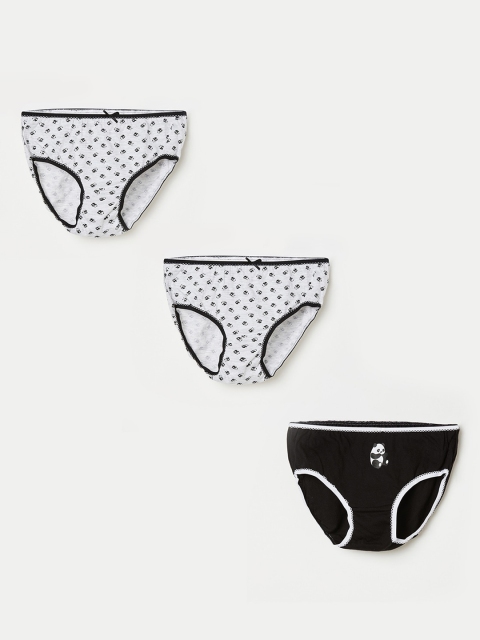 

Fame Forever by Lifestyle Girls Pack of 3 Assorted Basic Briefs 8907362574755