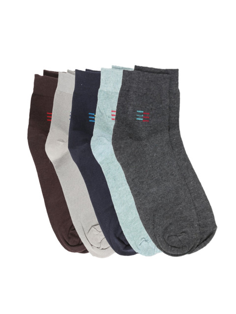 

Dollar Men Pack Of 5 Assorted Above Ankle-Length Socks