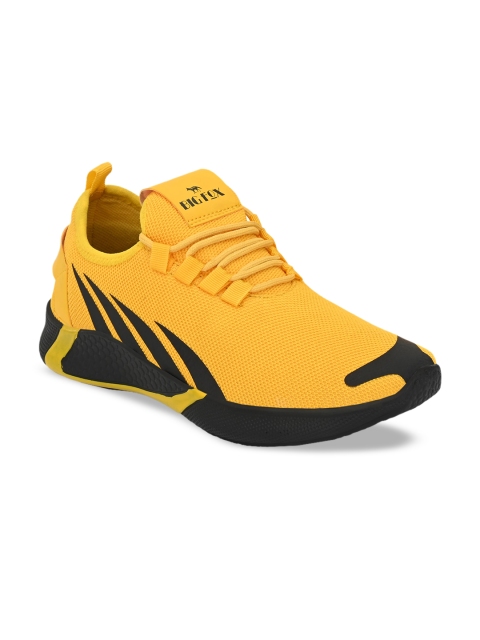 

Big Fox Men Yellow Mesh Running Shoes