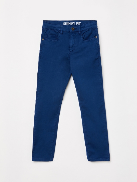 

Bossini Girls Blue Regular Fit Solid Regular Trousers