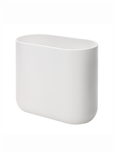 

INTERDESIGN White Solid Slim Waste Bin