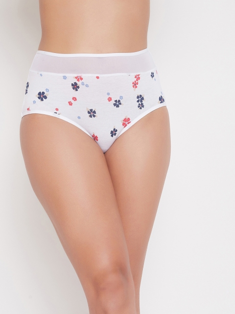 

Clovia Women White & Black Printed High-Rise Hipster Briefs PN3042O19