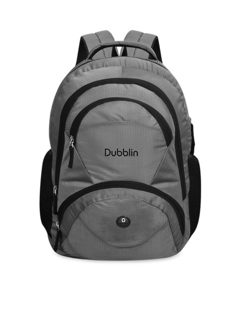 

Dubblin Unisex Grey Solid Backpack