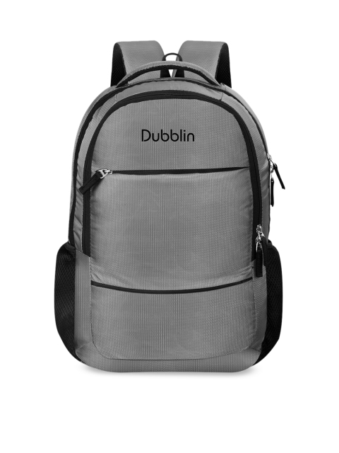 

Dubblin Unisex Grey Contrast Detail Backpack