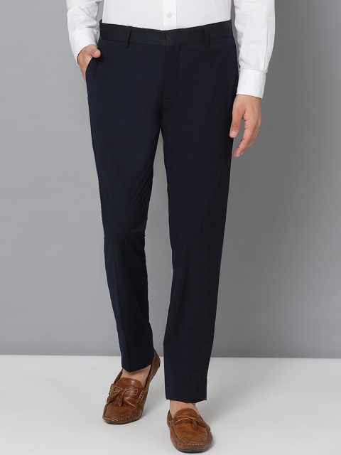

Antony Morato Men Navy Blue Slim Fit Solid Regular Trousers