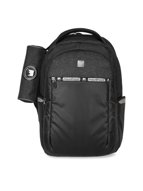 

Mounthood Unisex Black Solid Backpack