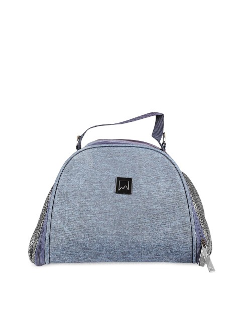 

Mounthood Grey Solid Handheld Bag