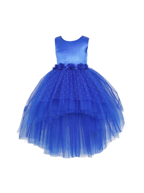 

Toy Balloon kids Girls Blue Embellished Fit and Flare Dress