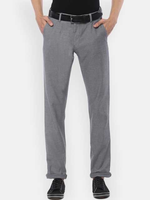 

Louis Philippe Sport Men Grey Slim Fit Solid Regular Trousers