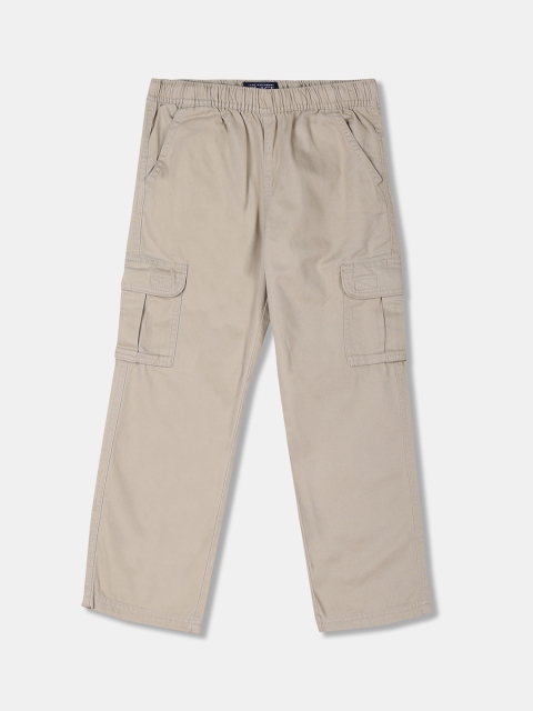 

The Childrens Place Boys Beige Regular Fit Solid Cargos