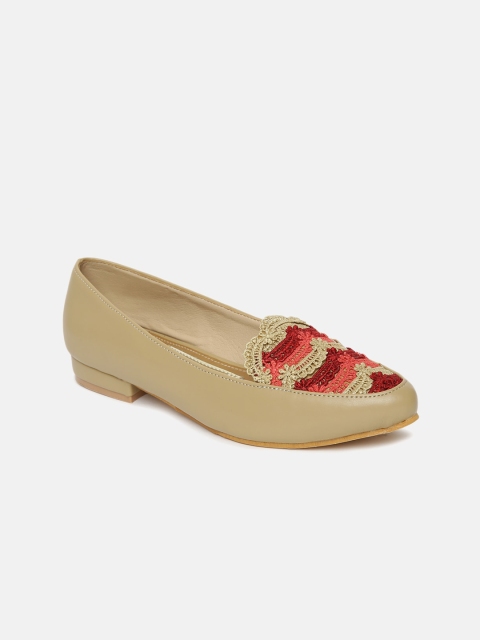 

Marc Loire Women Beige Solid Ballerinas