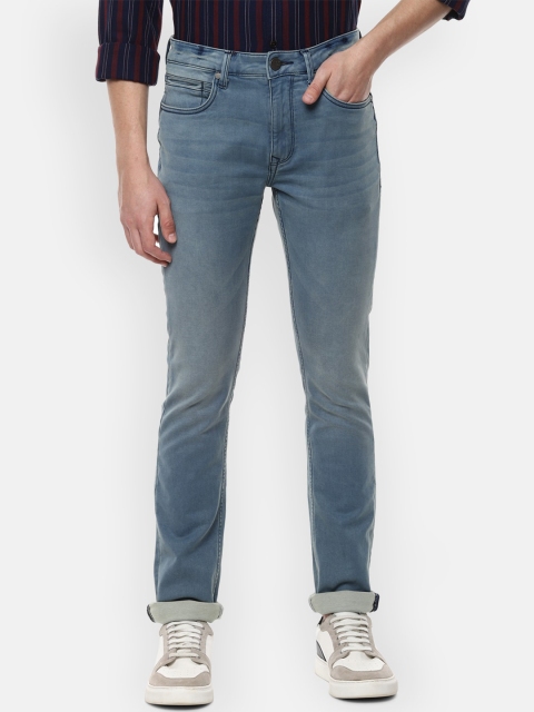 

Louis Philippe Jeans Men Blue Slim Fit Mid-Rise Clean Look Jeans