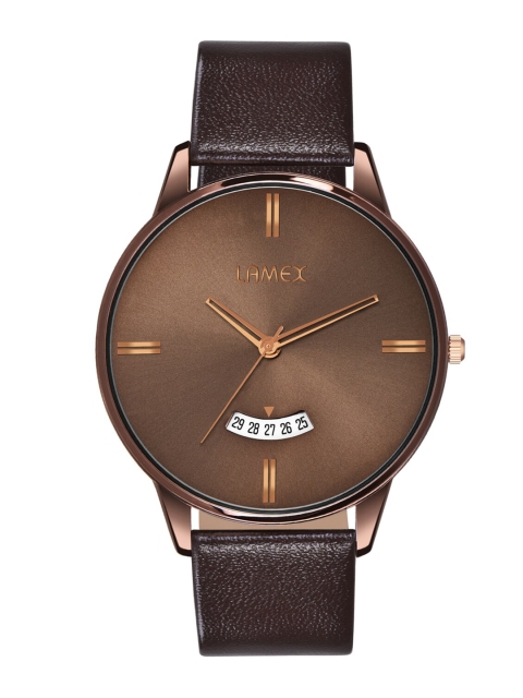 

LAMEX Men Brown Analogue Watch 8519-BIONDLX-BR-BR