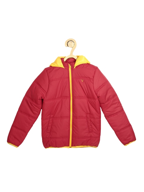 

Allen Solly Junior Girls Red Colourblocked Padded Jacket