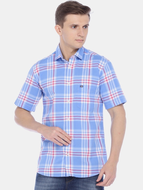

Arrow Sport Men Blue Regular Fit Checked Casual Shirt