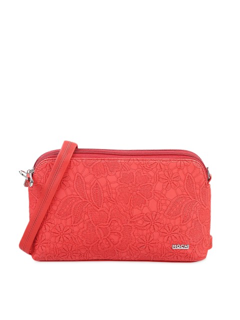 

Mochi Red Solid Sling Bag