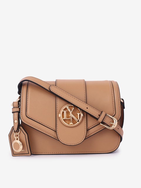 

LYN Brown Solid Sling Bag