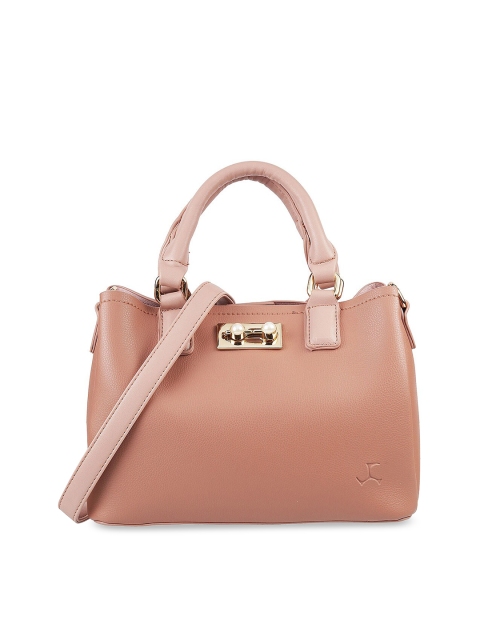 

Mochi Pink Solid Handheld Bag