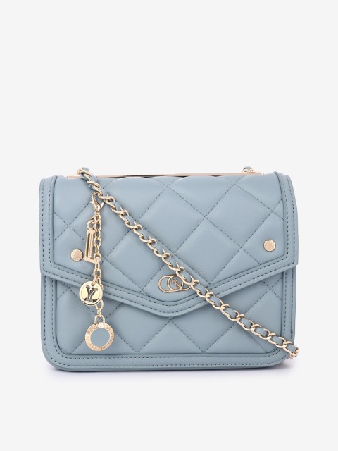 

LYN Blue Solid Sling Bag